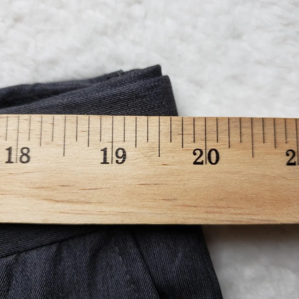 Stafford Dress Pants Mens 40x32 Grey Travel Performance Microfiber Classic Fit